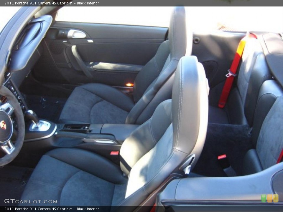 Black Interior Photo for the 2011 Porsche 911 Carrera 4S Cabriolet #45323056
