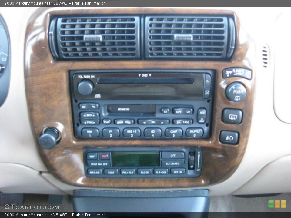 Prairie Tan Interior Controls for the 2000 Mercury Mountaineer V8 AWD #45323624