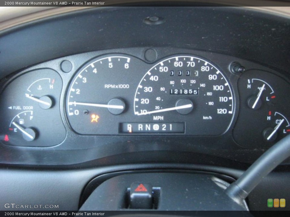Prairie Tan Interior Gauges for the 2000 Mercury Mountaineer V8 AWD #45323652