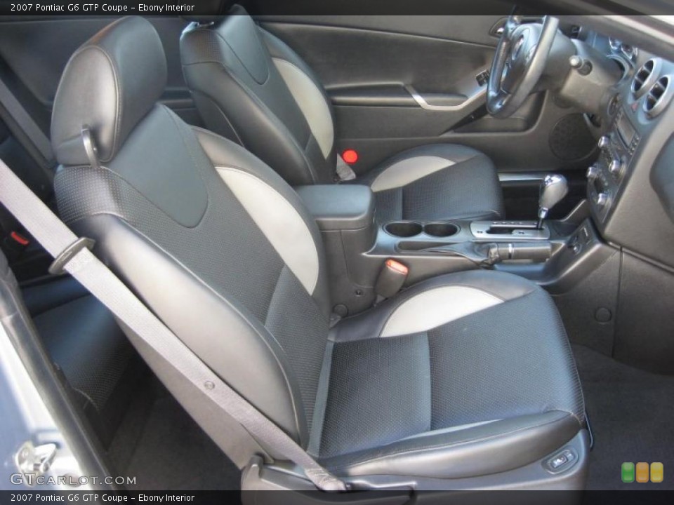 Ebony Interior Photo for the 2007 Pontiac G6 GTP Coupe #45323756