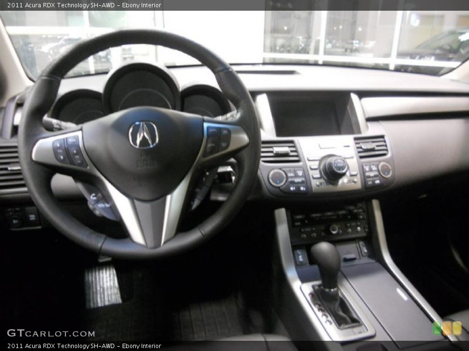 Ebony Interior Dashboard for the 2011 Acura RDX Technology SH-AWD #45324041