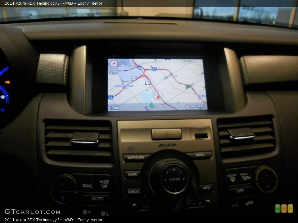 Ebony Interior Navigation for the 2011 Acura RDX Technology SH-AWD #45324056