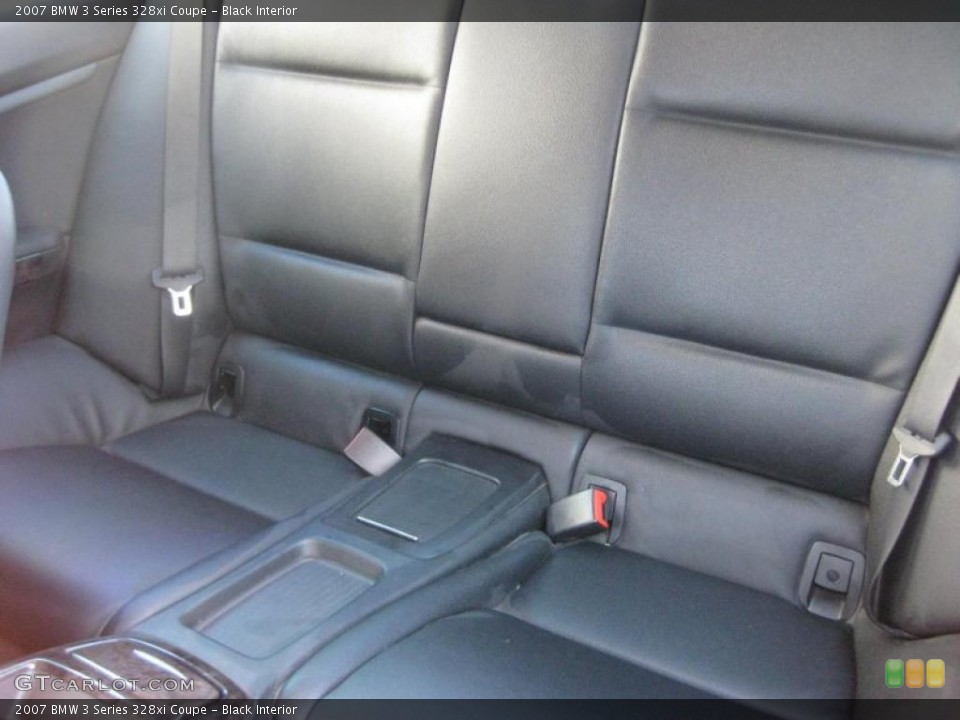 Black Interior Photo for the 2007 BMW 3 Series 328xi Coupe #45324697