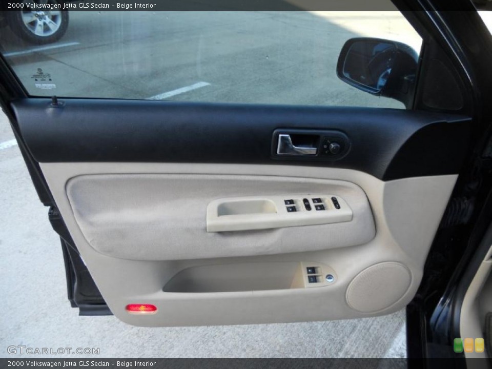 Beige Interior Door Panel for the 2000 Volkswagen Jetta GLS Sedan #45325150