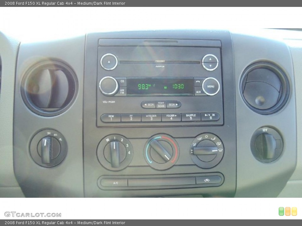 Medium/Dark Flint Interior Controls for the 2008 Ford F150 XL Regular Cab 4x4 #45325714