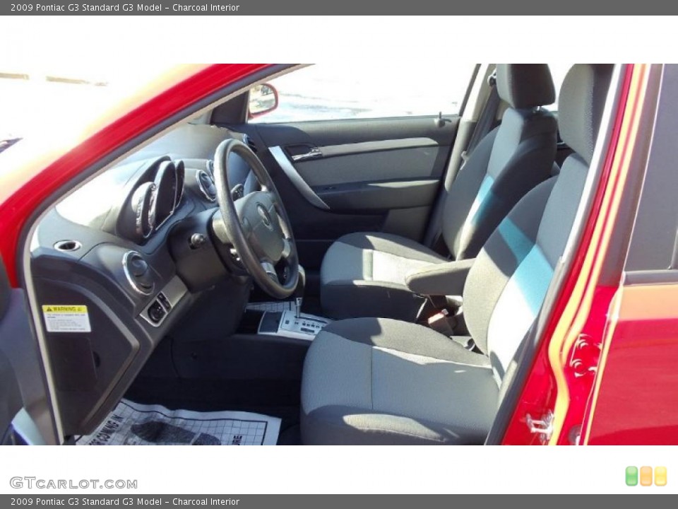 Charcoal Interior Photo for the 2009 Pontiac G3  #45325882