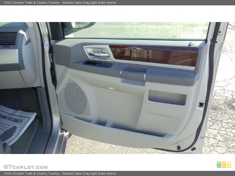 Medium Slate Gray/Light Shale Interior Door Panel for the 2009 Chrysler Town & Country Touring #45326247