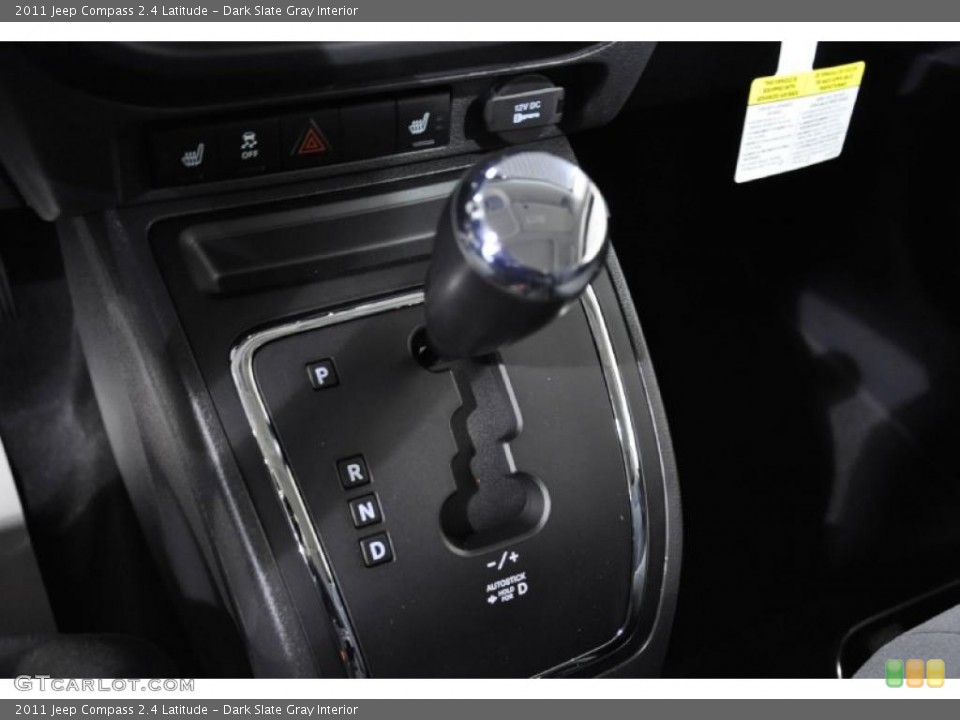 Dark Slate Gray Interior Transmission for the 2011 Jeep Compass 2.4 Latitude #45326427