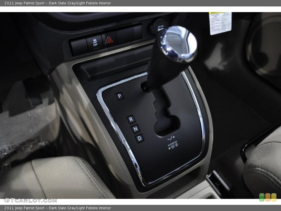 Dark Slate Gray/Light Pebble Interior Transmission for the 2011 Jeep Patriot Sport #45326559