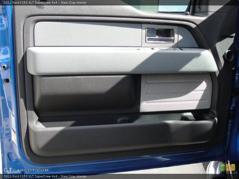 Steel Gray Interior Door Panel for the 2011 Ford F150 XLT SuperCrew 4x4 #45326863