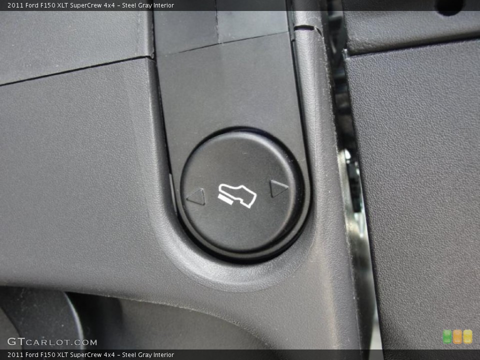 Steel Gray Interior Controls for the 2011 Ford F150 XLT SuperCrew 4x4 #45326995