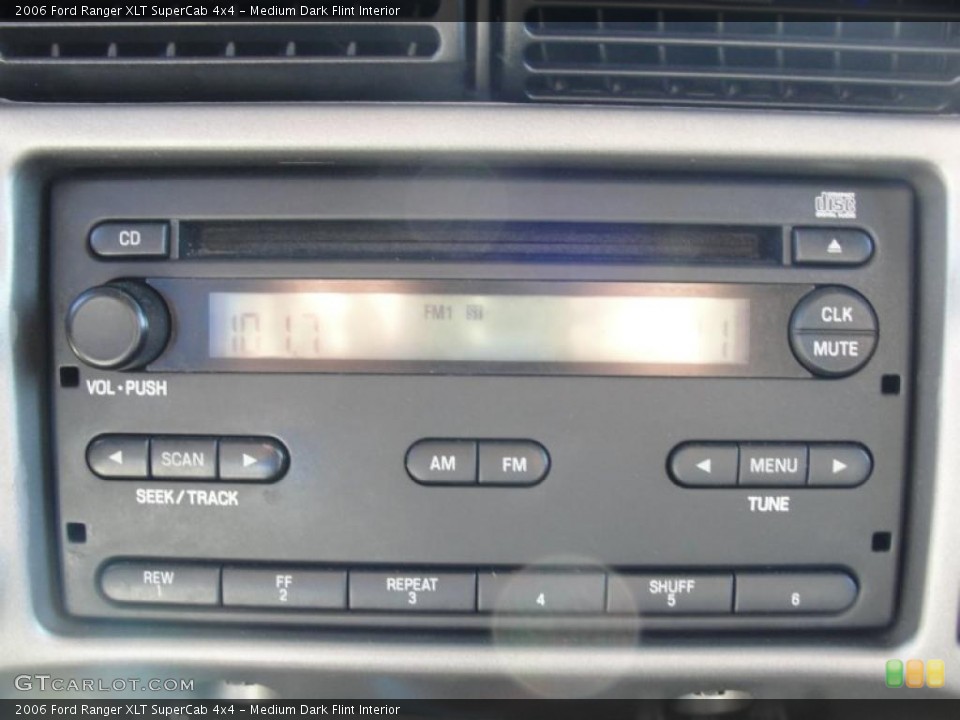 Medium Dark Flint Interior Controls for the 2006 Ford Ranger XLT SuperCab 4x4 #45327387