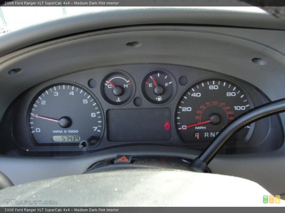 Medium Dark Flint Interior Gauges for the 2006 Ford Ranger XLT SuperCab 4x4 #45327403