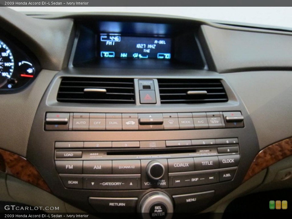 Ivory Interior Controls for the 2009 Honda Accord EX-L Sedan #45334656