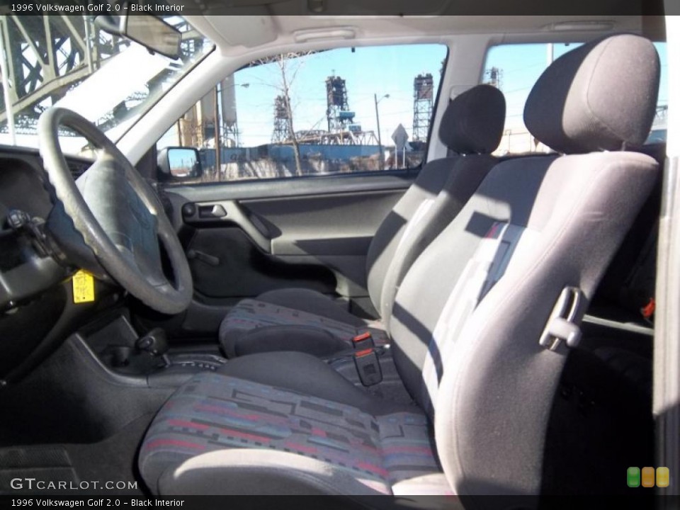 Black 1996 Volkswagen Golf Interiors