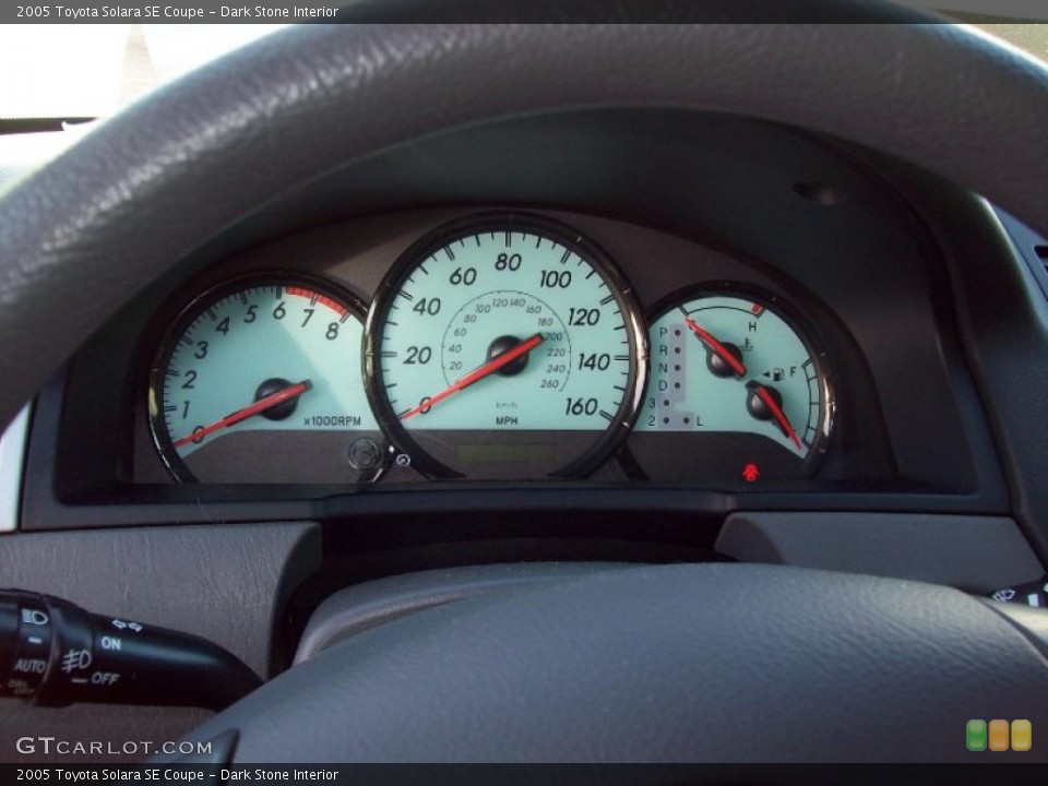 Dark Stone Interior Gauges for the 2005 Toyota Solara SE Coupe #45337488