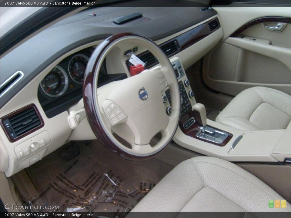 Sandstone Beige Interior Photo for the 2007 Volvo S80 V8 AWD #45340261