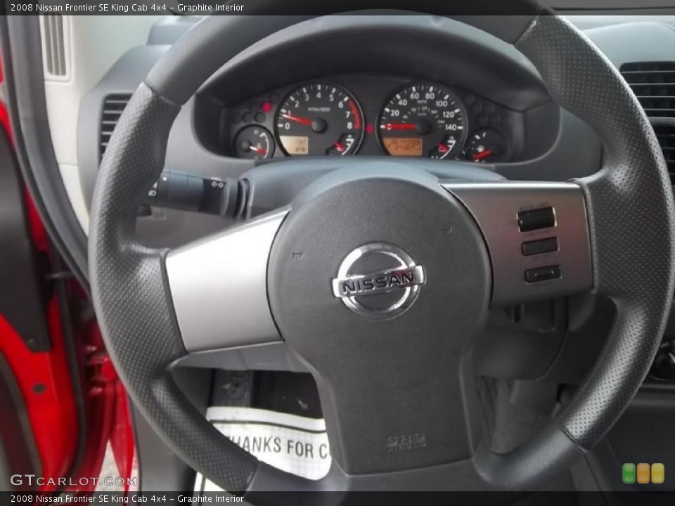 Graphite Interior Steering Wheel for the 2008 Nissan Frontier SE King Cab 4x4 #45344165