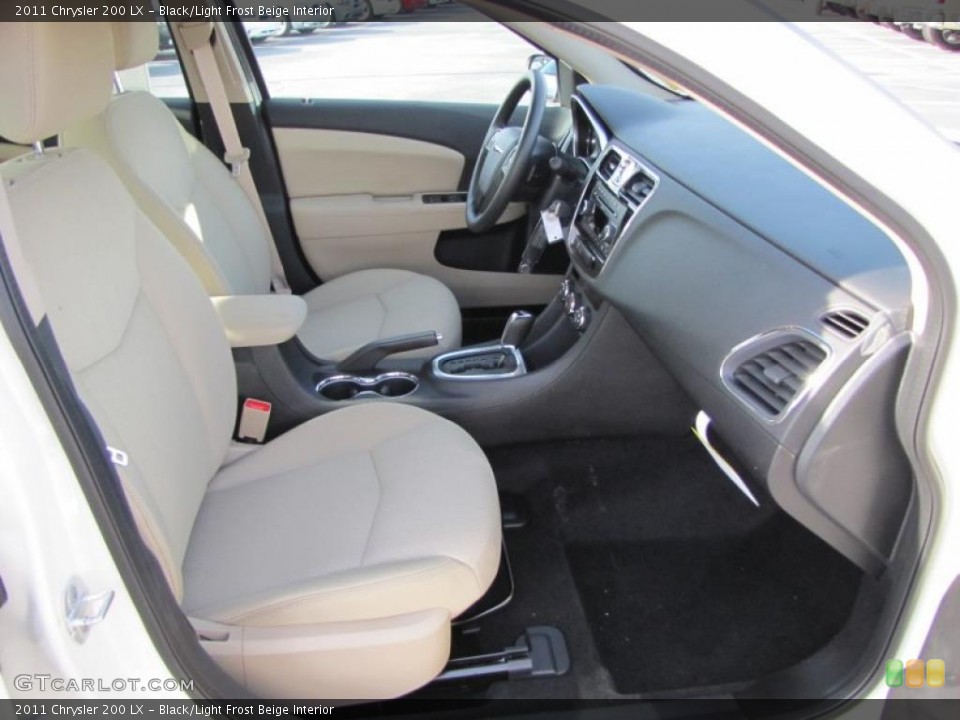 Black/Light Frost Beige Interior Photo for the 2011 Chrysler 200 LX #45345053