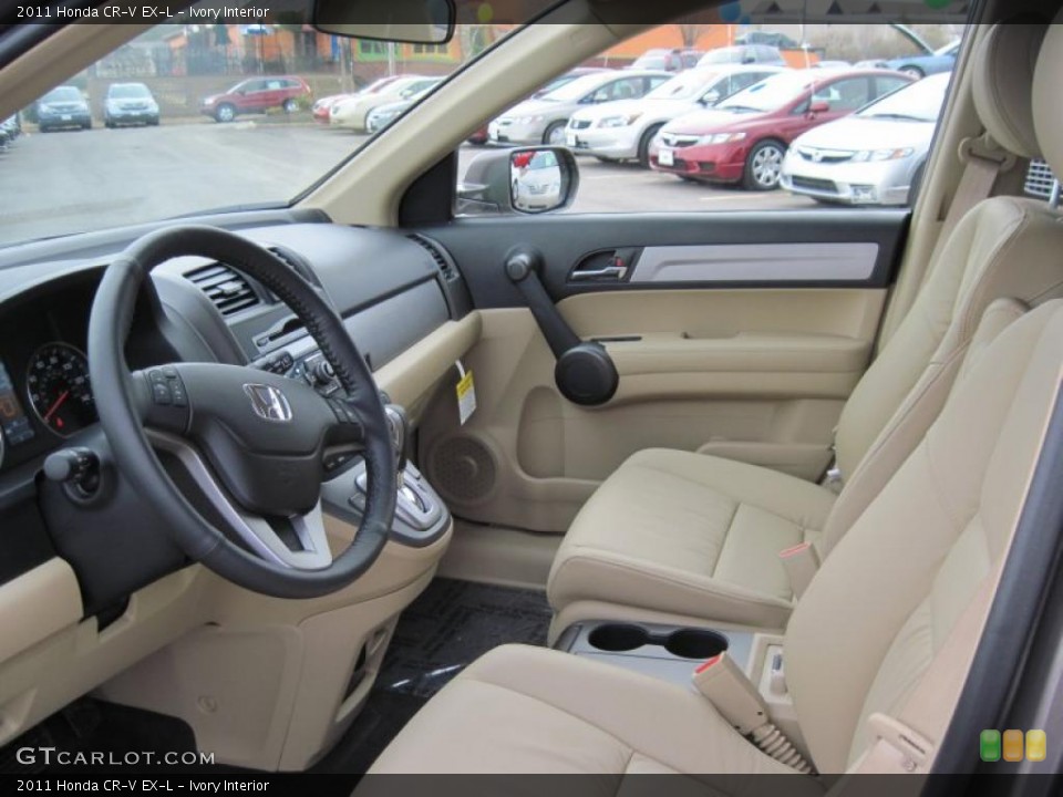Ivory Interior Photo for the 2011 Honda CR-V EX-L #45345293