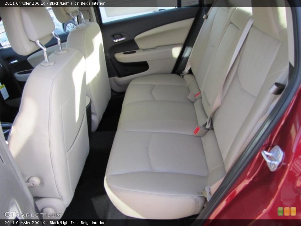 Black/Light Frost Beige Interior Photo for the 2011 Chrysler 200 LX #45345569