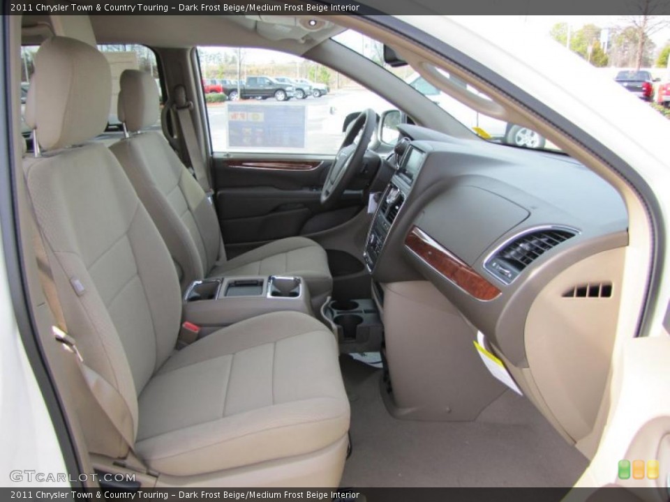 Dark Frost Beige/Medium Frost Beige Interior Photo for the 2011 Chrysler Town & Country Touring #45345833
