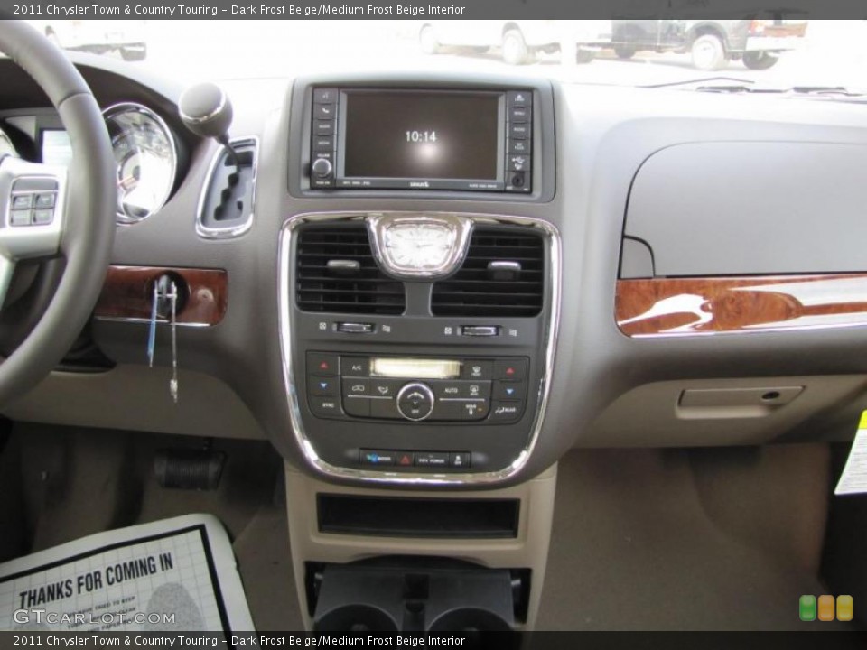 Dark Frost Beige/Medium Frost Beige Interior Controls for the 2011 Chrysler Town & Country Touring #45345841