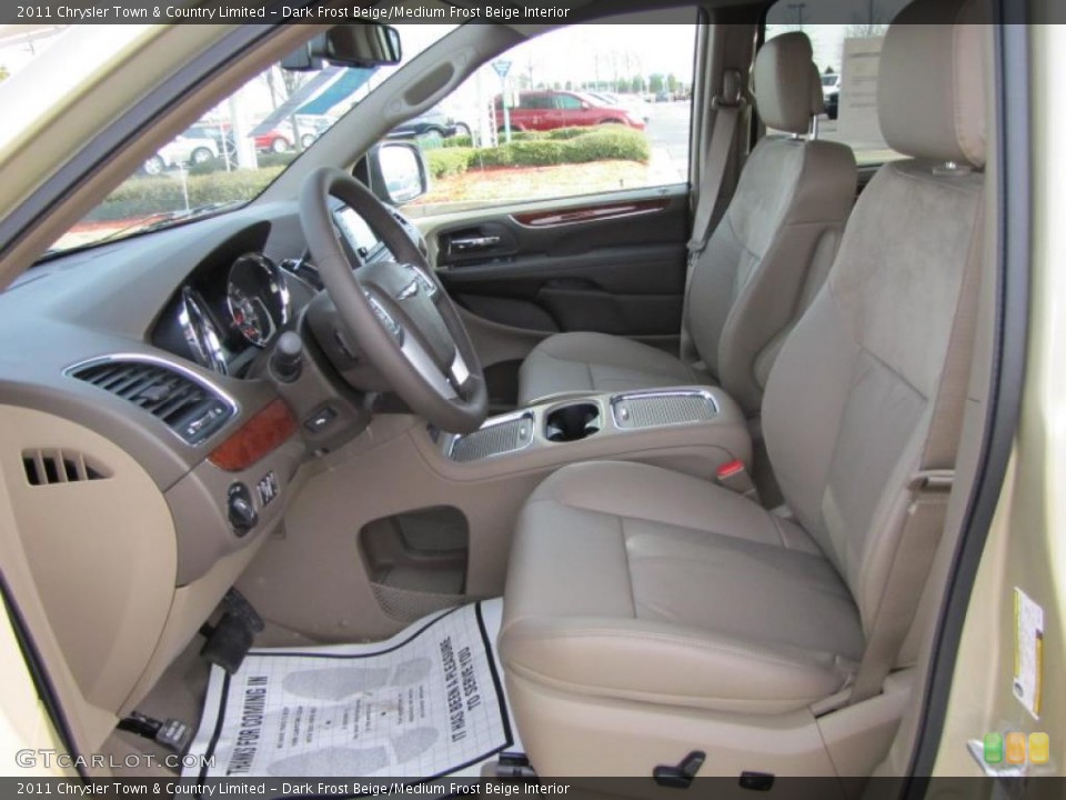Dark Frost Beige/Medium Frost Beige Interior Photo for the 2011 Chrysler Town & Country Limited #45345945