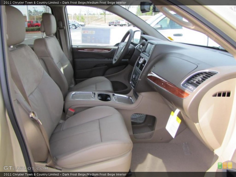 Dark Frost Beige/Medium Frost Beige Interior Photo for the 2011 Chrysler Town & Country Limited #45345973