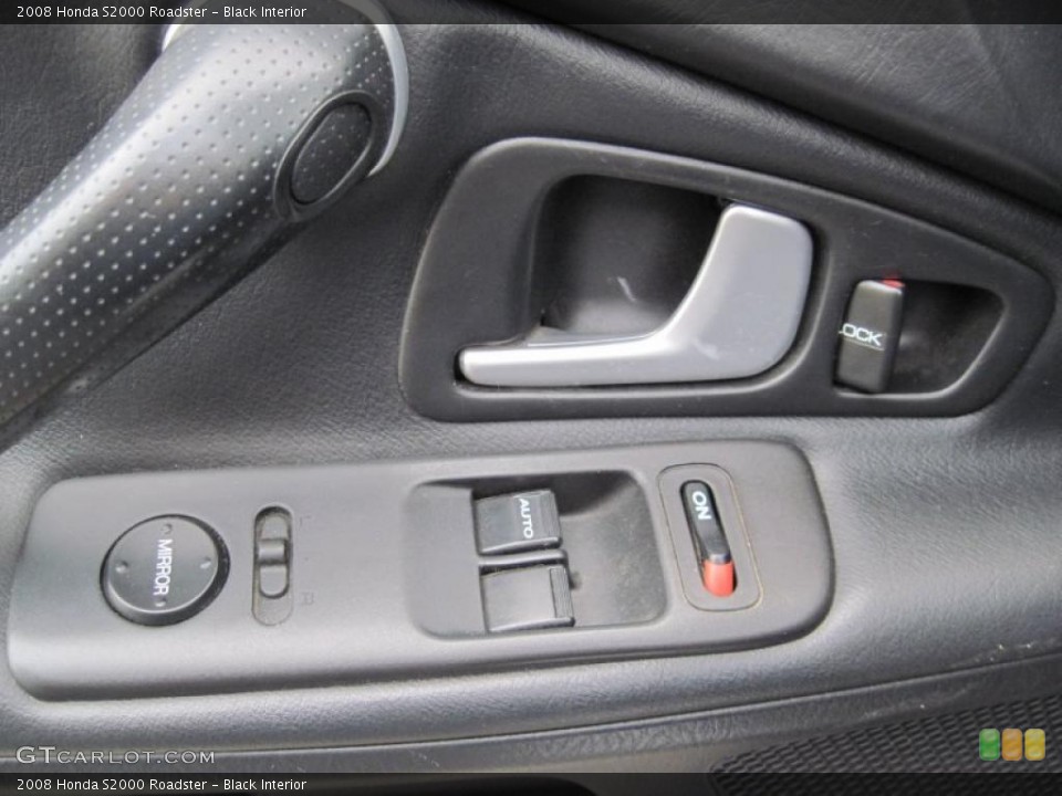 Black Interior Controls for the 2008 Honda S2000 Roadster #45346429