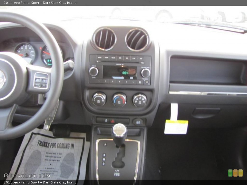 Dark Slate Gray Interior Transmission for the 2011 Jeep Patriot Sport #45346725