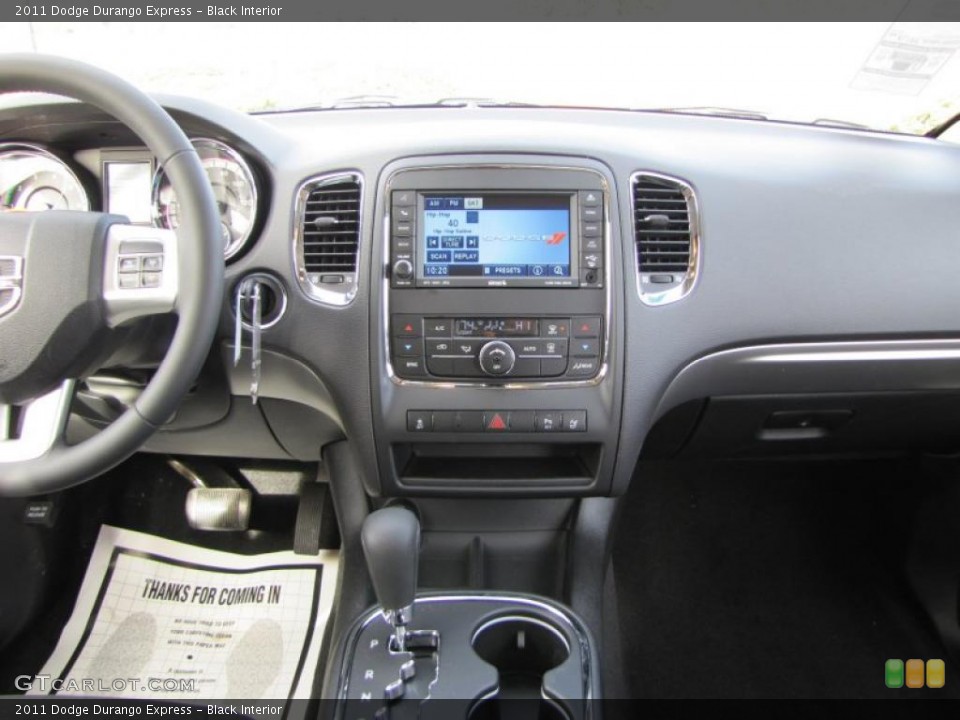 Black Interior Dashboard for the 2011 Dodge Durango Express #45347474