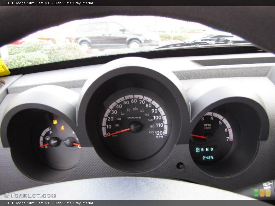 Dark Slate Gray Interior Gauges for the 2011 Dodge Nitro Heat 4.0 #45348311