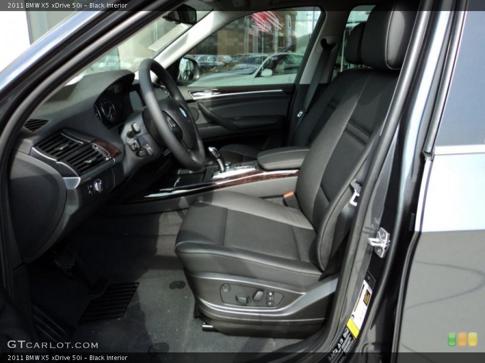 Black Interior Photo for the 2011 BMW X5 xDrive 50i #45349031