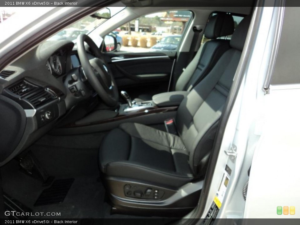 Black Interior Photo for the 2011 BMW X6 xDrive50i #45349215
