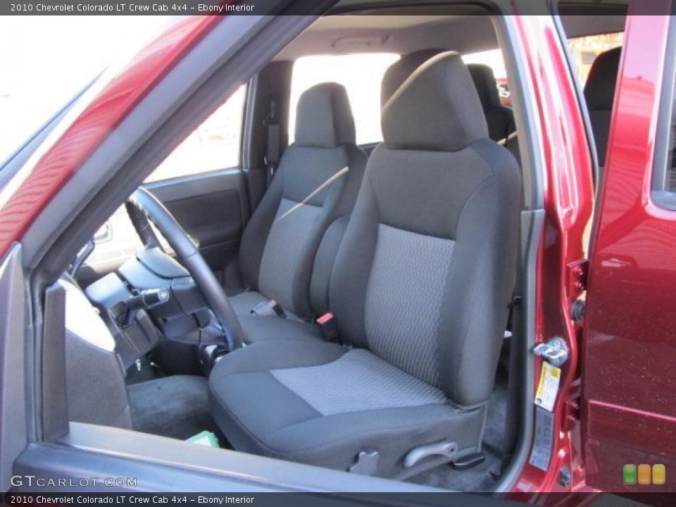 Ebony Interior Photo for the 2010 Chevrolet Colorado LT Crew Cab 4x4 #45349559