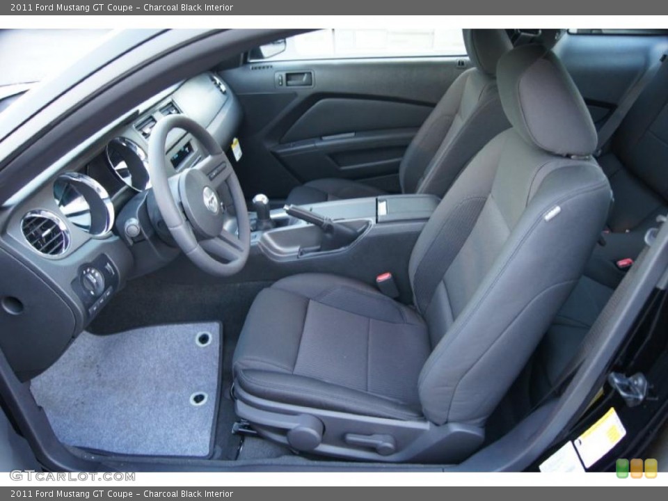 Charcoal Black Interior Photo for the 2011 Ford Mustang GT Coupe #45351499