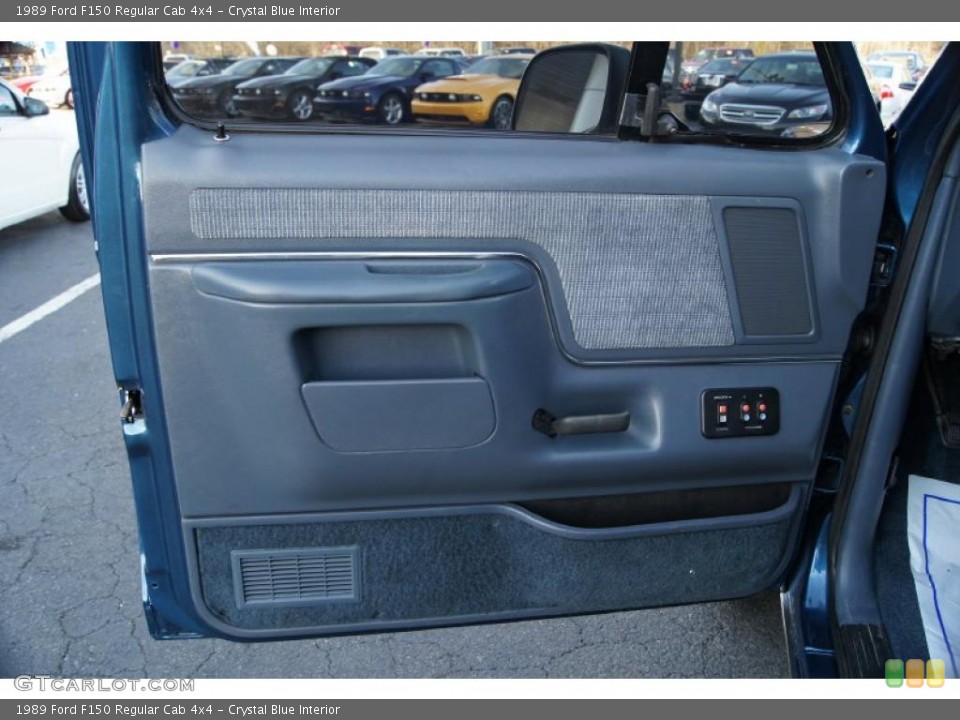Crystal Blue Interior Door Panel for the 1989 Ford F150 Regular Cab 4x4 #45351751