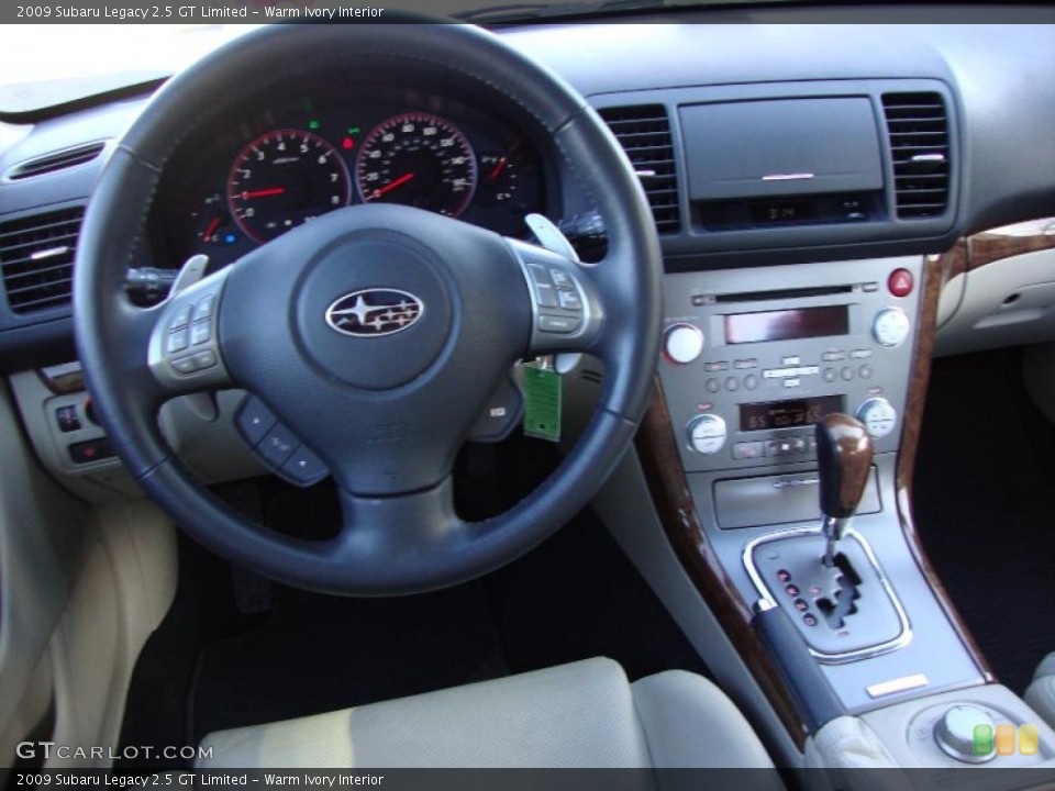 Warm Ivory Interior Dashboard for the 2009 Subaru Legacy 2.5 GT Limited #45352655