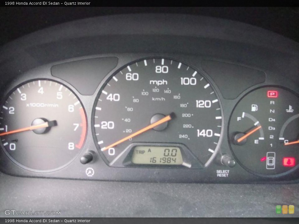 Quartz Interior Gauges for the 1998 Honda Accord EX Sedan #45353257