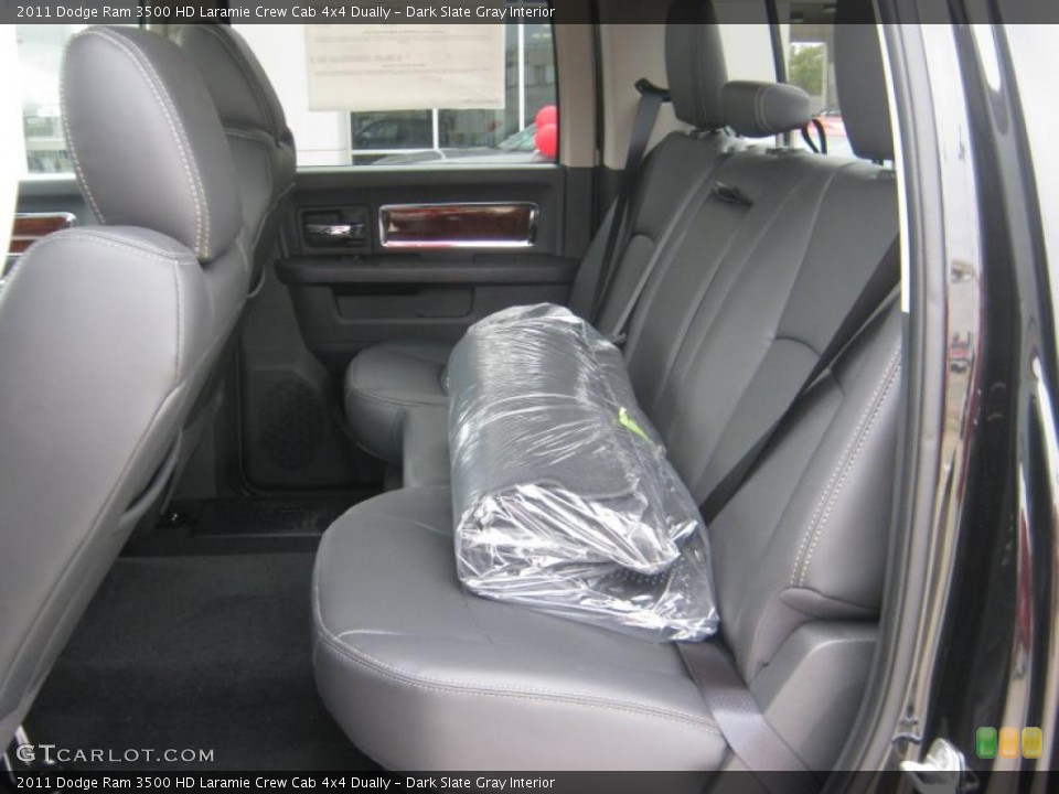Dark Slate Gray Interior Photo for the 2011 Dodge Ram 3500 HD Laramie Crew Cab 4x4 Dually #45353995