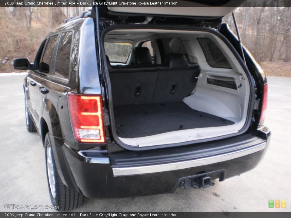 Dark Slate Gray/Light Graystone Royale Leather Interior Trunk for the 2009 Jeep Grand Cherokee Limited 4x4 #45354564