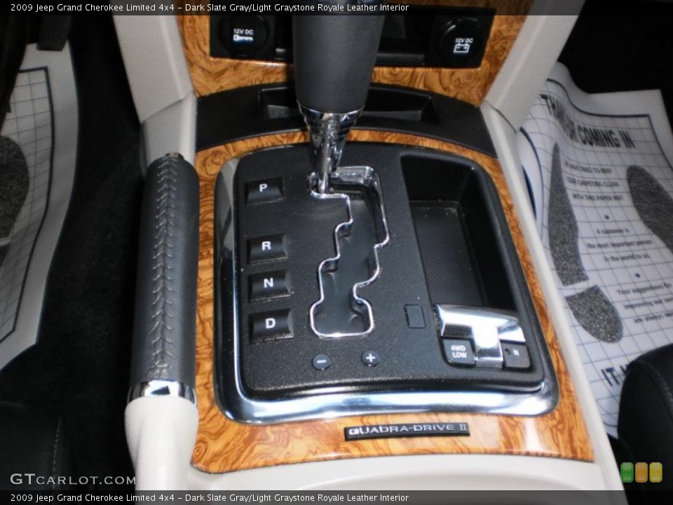 Dark Slate Gray/Light Graystone Royale Leather Interior Transmission for the 2009 Jeep Grand Cherokee Limited 4x4 #45354612