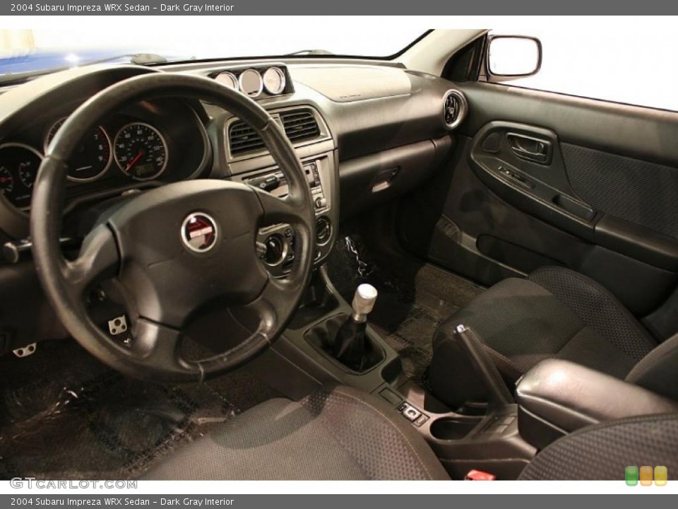Dark Gray Interior Photo for the 2004 Subaru Impreza WRX Sedan #45355936