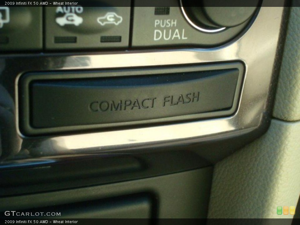 Wheat Interior Controls for the 2009 Infiniti FX 50 AWD #45356112