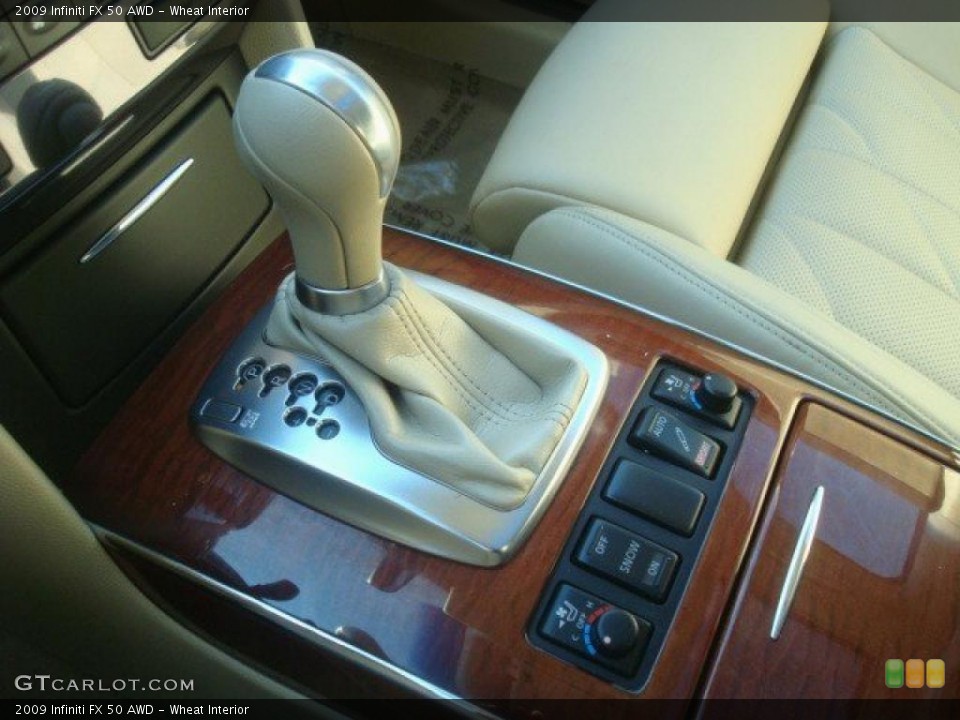 Wheat Interior Transmission for the 2009 Infiniti FX 50 AWD #45356124