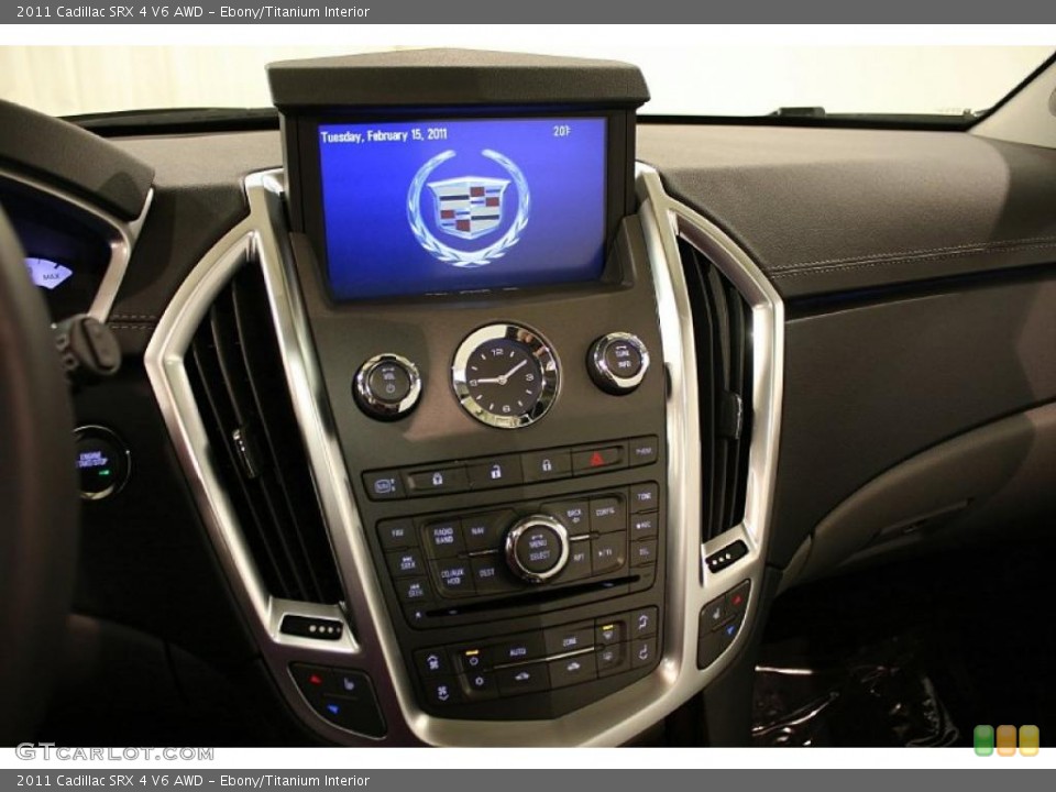 Ebony/Titanium Interior Controls for the 2011 Cadillac SRX 4 V6 AWD #45356700