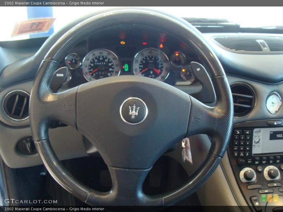 Grigio Medio Interior Steering Wheel for the 2002 Maserati Coupe Cambiocorsa #45362706