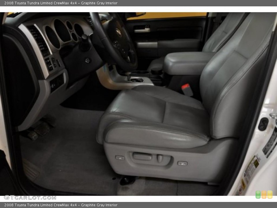 Graphite Gray Interior Photo for the 2008 Toyota Tundra Limited CrewMax 4x4 #45364895