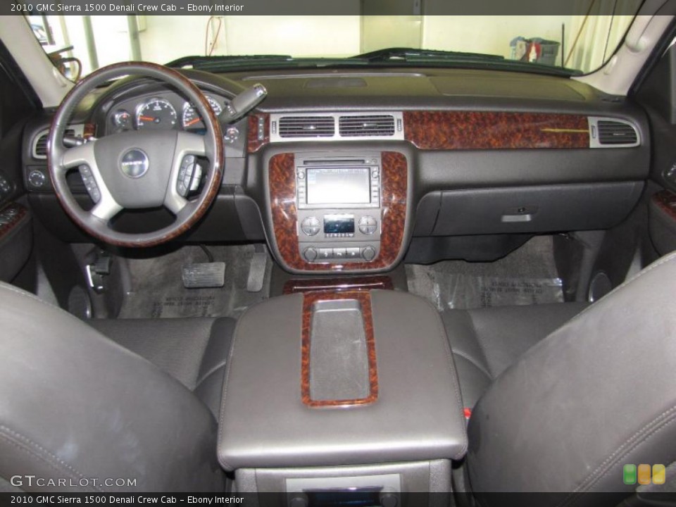 Ebony Interior Dashboard for the 2010 GMC Sierra 1500 Denali Crew Cab #45366343